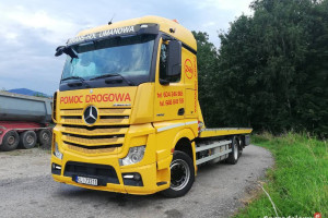 Pomoc Drogowa  Laweta Mercedes Actros Euro 6