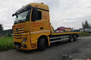 Pomoc Drogowa  Laweta Mercedes Actros Euro 6