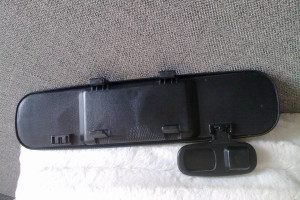 Lusterko wewnetrze nakładane z kompasem