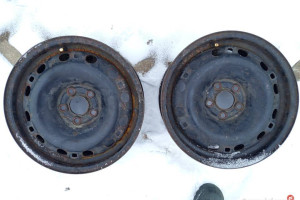 Felgi Stalowe 5x100 2szt - Skoda Fabia Seat Leon Audi A3 VW Golf