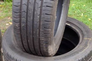 2 opony letnie 205.55.17 continental ładne tanie,okazja