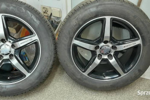 koła,felgi aluminiowe amg 16 z nowymi oponami kleber