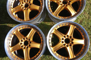 Felgi 17" RAYS Volk Racing 5x114.3 kute RWD dwie szerokości JDM Japan 2tlg