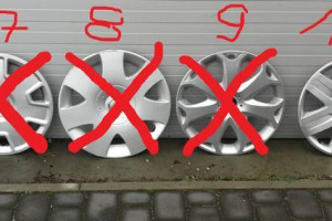 Kołpaki 15",16" AUDI, VW, OPEL, FORD, RENAULT BMW - Oryginał