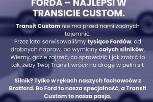 Silnik Ford Custom NAPRAWA SERWIS MONTAŻ REGENERACJA SILNIKA FORD TRANSIT