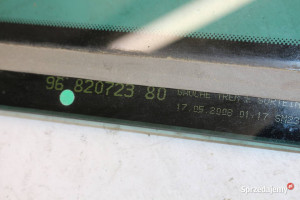 CITROEN C5 X7 SZYBA LEWA TYŁ BŁOTNIK 08R 96820723