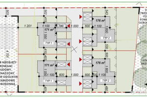 Działka budowlana z DWZ w Poznaniu pod zespół domów jednorodzinnych.