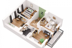 Działka 6255m2 Mników