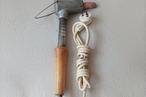 Polska lutownica dekarska oporowa grzałkowa z czasów PRL