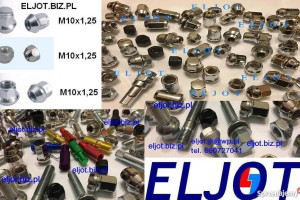 NAKRĘTKI DO KÓŁ M10X1,25, M12X1,25 DO QUADÓW PRZYCZEPEK  ATV