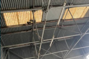 Garaz 112m2 Hala Wiata Dach Konstrukcja Blacha Trapezowa