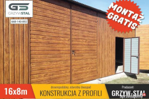 GARAŻ BLASZANY Złoty Dąb -Garaże Blaszane -Magazyn Rolniczy -GRZYWSTAL