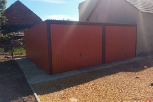 Garaż blaszany 6x5 profil zamknięty