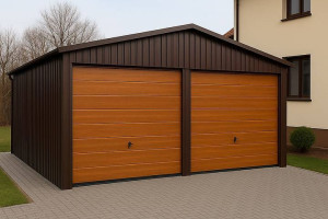 Garaż blaszany 5x5 3x3