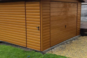 Grafit Garaż Blaszany 5x6 - Garaż Blaszane -Blaszak -ROMSTAL a42v3