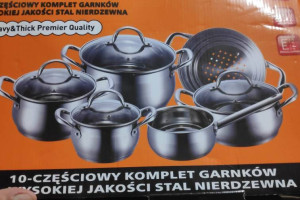 Garnki Hoffner beczułki solidne grubsze